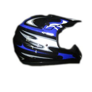 Eight One Eight Off Road ATV Motorcycle Helmet Blue Sports & Outdoors