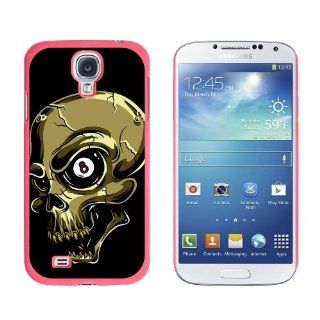 Graphics and More Eight Ball Skull Billiards Pool Pattern Snap On Hard Protective Case for Samsung Galaxy S4   Non Retail Packaging   Pink Cell Phones & Accessories