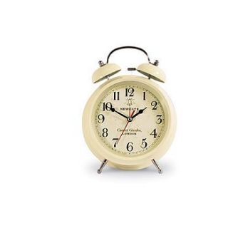 newgate covent garden medium alarm clock cream by lytton and lily vintage home & garden