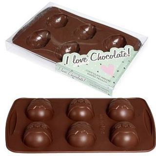 chocolate easter egg moulds by harmony at home children's eco boutique