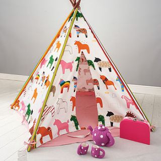 pony child's play tepee by strawberry hills