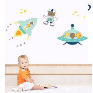 space buddies fabric wall stickers by littleprints