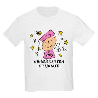 Cute Girl Kindergarten Grad 2012 T Shirt by pinkinkart