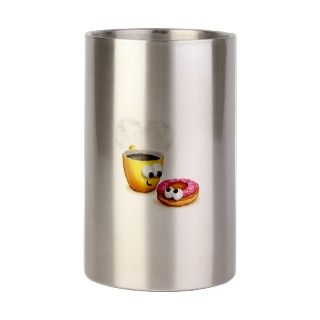 Love Mug Coffee and Doughnut Bottle Wine Chiller by Admin_CP70839509