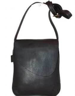 tibana leather handbag asyemmetrical flap by incantation home & living