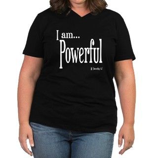 I am Powerful II Timothy 17 Womens Plus Size V N by WhoIAmInChrist