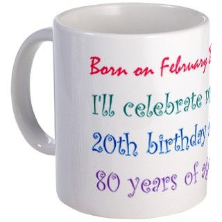 Mug Ill celebrate my 20th birthday at 80 years o by bornonthisday