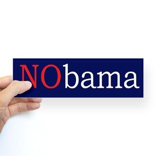 Anti Obama Nobama Bumper Bumper Sticker by nobarackobama