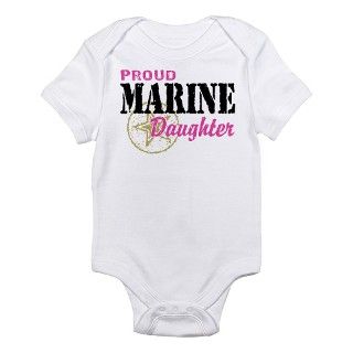 Proud Marine Daughter Infant Bodysuit by wethetees