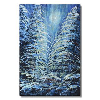 All My Walls Tims Winter Forest by Holly Carmichael Painting Print