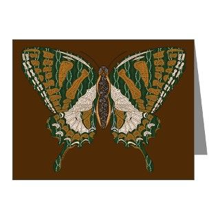 Aboriginal Swallowtail Note Cards (Pk of 10) by valeriedesigns