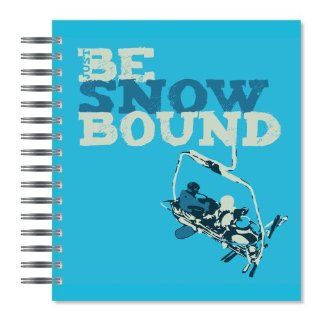 ECOeverywhere Be Snowbound Picture Photo Album, 18 Pages, Holds 72 Photos, 7.75 x 8.75 Inches, Multicolored (PA14338)  Wirebound Notebooks 