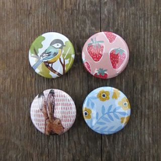 illustrated magnet set by stephanie cole design