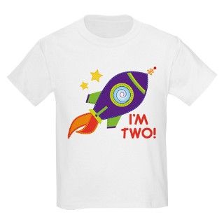 2nd Birthday Space Rocket T Shirt by mainstreetshirt