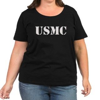 usmc black Plus Size T Shirt by Admin_CP7693845