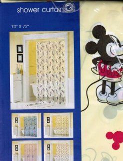 Mickey & Minnie Mouse Shower Curtain  
