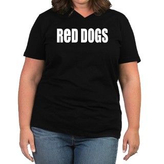 Red Dogs White Plus Size T Shirt by StickingAround