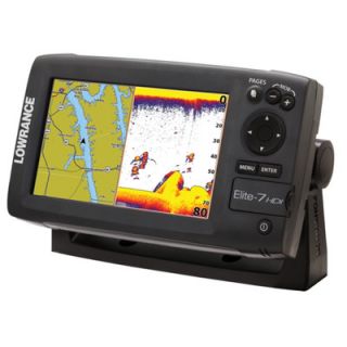 Lowrance Elite 7 Fishfinder and GPS Combo Base