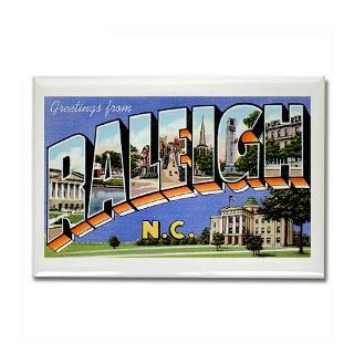 Raleigh North Carolina NC Rectangle Magnet by greetings_from