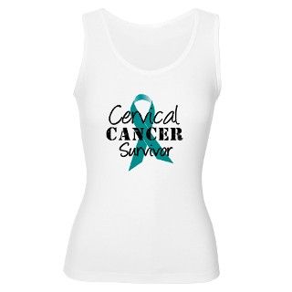 Cervical Cancer Survivor Womens Tank Top by gifts4awareness