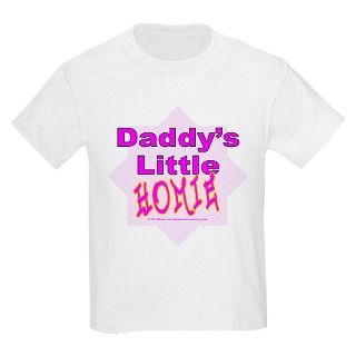 Daddys Little Homie (Girl) Kids T Shirt by web_store