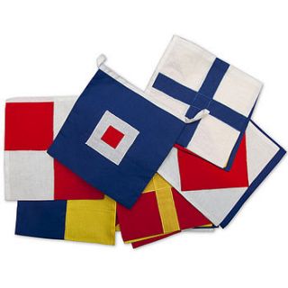 nautical bunting by the cotton bunting company