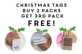 charity christmas gift tag multi buy offer by lucy says i do