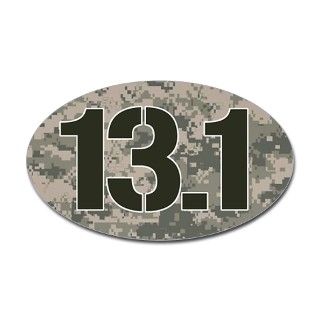 Super Unique 13.1 Camo Military Decal by SuperFunnyShirts