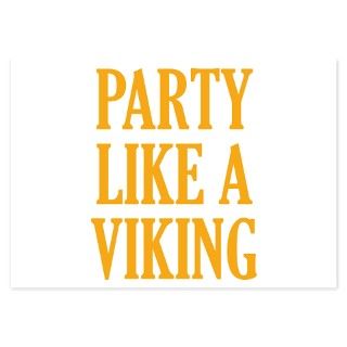 Party Like A Viking Invitations by BrightDesign