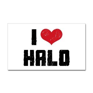 I Heart Halo Rectangle Decal by attackofthetee