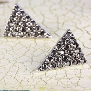 triangle studs by lisa angel