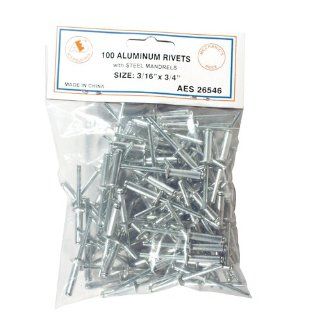 Aluminum Rivets 3/16" X 3/4" [100 pcs per pkg] Automotive