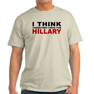 Vote For Hillary Ash Grey T Shirt by hillary_gifts
