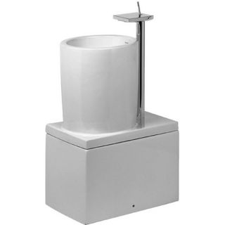 English Turn Single Hole Corner Pedestal Sink