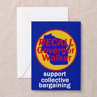 RECALL Gov. Walker Greeting Cards (Pk of 10) by RecallWalker01