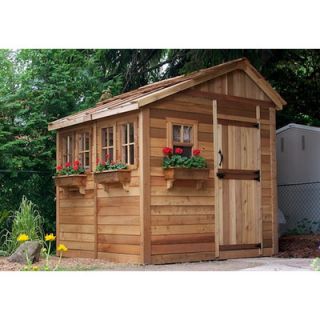 Outdoor Living Today Sunshed Wood Garden Shed