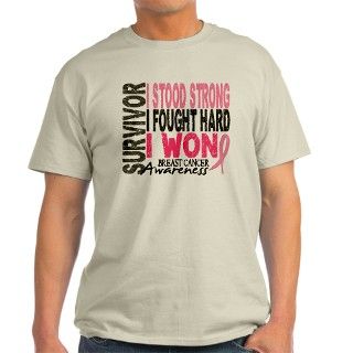Survivor 4 Breast Cancer Shirts and Gifts T Shirt by pinkribbon01