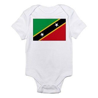 St. Kitts and Nevis Flag Infant Bodysuit by flagshirts