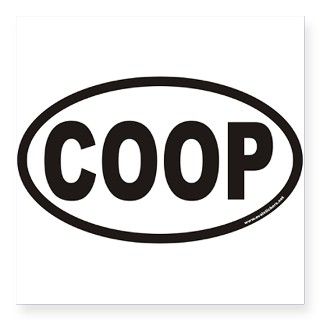 COOP Euro Oval Sticker by Admin_CP1436