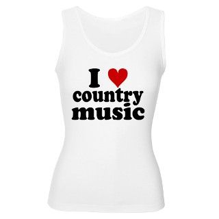 I Heart Country Music Womens Tank Top by friedgreen