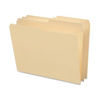 Smead 1/2 Cut File Folders, Reinforced Tab, 11 Point, Letter Size, Manila, 100 Per Box (10326) 