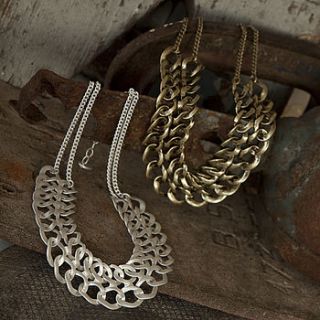 short welded chain necklace by tutti&co