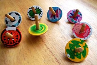spinning tops by little butterfly toys