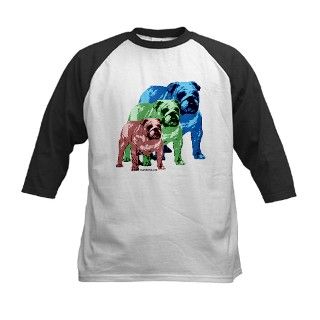 3 Color Bulldogs Design Tee by bullwrinkle