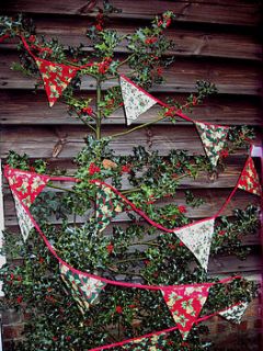 christmas bunting by patchouli fair