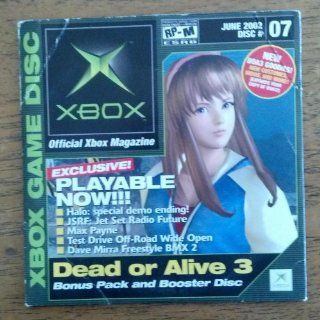 Xbox Magazine Demo Disc # 07 (June 2002) Dead or Alive 3, Halo with Special Demo Ending  Other Products  