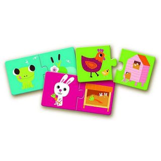 habitat toddler puzzle duo matching game by little baby company