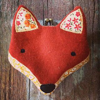 paddy the fox purse by two little birdies