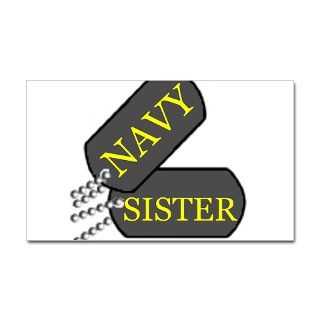 navy sister Rectangle Decal by navysister