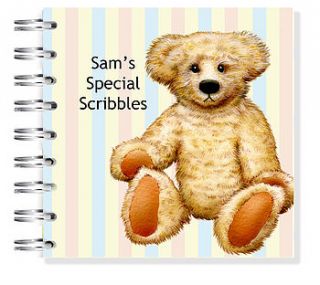 teddy notebook by amanda hancocks